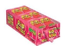 Rip Rolls Strawberry Candy Roll