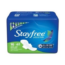 Stayfree Ultra Thin Super Long With Wings 16 ct