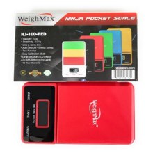 Weighmax Digital Pocket Scale W-NJ100-RED (100x0.01G)