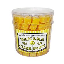 Cube Pops Banana Jar 100 ct