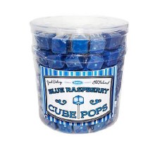 Cube Pops Blue Raspberry  Jar 100 ct