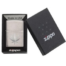 Zippo Lighter #267 204B Leaf Design