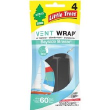 Little Trees Vent Wrap Bayside Breeze (4 pack)