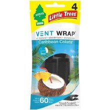 Little Trees Vent Wrap Caribbean Colada (4 pack)