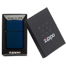 Zippo Lighter #29 Navy Blue Matte