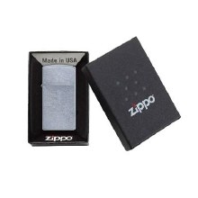 Zippo Lighter #121 1607 Slim Street Chrome