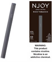 NJOY Daily Disposable E-Cigarette Extra Rich Tobacco NJOY Daily Disposable E-Cigarette Extra Rich Tobacco