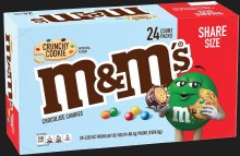 M & M's Milk Choc Crunchy Cookie Share