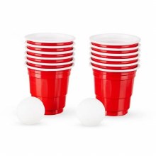 EZ Mini Ping Pong Balls & Plastic Cup