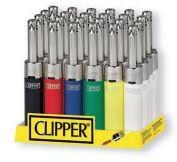 Clippers Lighters Mini Tube Solid Assorted Colors Clippers Lighters Mini Tube Solid Assorted Colors