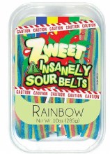 Zweet Extreme Sour Rainbow Belts