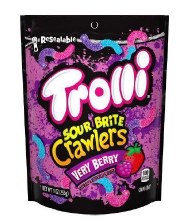 Trolli Sour Brite Crawlers Very Berry