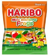 Haribo Mini Rainbow Frogs