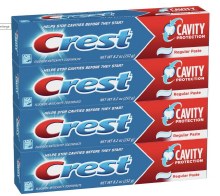 Crest Toothpaste Cavity Protection Regular 4pk Crest Toothpaste Cavity Protection Regular 4pk