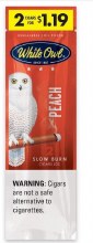 White Owl Cigarillos 2/$1.19 Peach