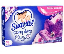 Suavitel Dryer Sheet Lavender 18ct