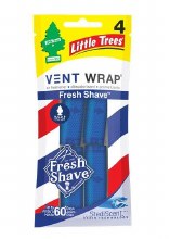 Little Trees Vent Wrap Fresh Shave (4 pack)