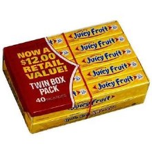 Wrigley Juicy Fruit Twin Pack