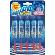 Chupa Chups Melody Pops Blister Blue Raspberry