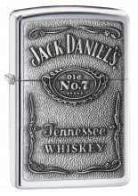 Zippo Lighter #216 A15 J Daniels Label Pewte