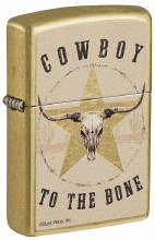 Zippo Lighter Buck Wear Cowboy to the Bone