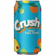 Crush Sparkling Fruit Punch 12 pk Cans