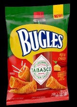 Bugles Tobasco Hot & Cheesy Bugles Tobasco Hot & Cheesy