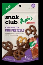 Snak Club Sour Gummy Bears Tajin Chocolatey Mini Pretzels Snak Club Sour Gummy Bears Tajin Chocolatey Mini Pretzels