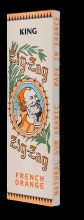 Zig-Zag Paper - Vintage French Orange