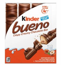 Kinder Bueno Milk Chocolate And Hazelnut Cream Candy Bar Kinder Bueno Milk Chocolate And Hazelnut Cream Candy Bar