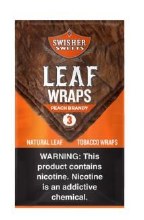 Swisher Sweet Leaf Wraps Peach Brandy NP