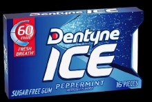 Dentyne Ice Peppermint Sugar Free Dentyne Ice Peppermint Sugar Free