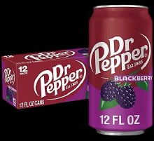 Dr Pepper Blackbery 12-Pack