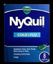 Nyquil Cold & Flu Liquicaps 8 ct Nyquil Cold & Flu Liquicaps 8 ct