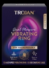 Trojan Dual Pleasure Vibrating Ring New Trojan Dual Pleasure Vibrating Ring New