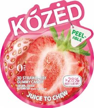 Kozed Peelable - Strawberry Gummy Candy Kozed Peelable - Strawberry Gummy Candy