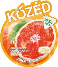 Kozed Peelable - Grapefruit Gummy Candy Kozed Peelable - Grapefruit Gummy Candy