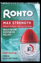 Rohto - Cooling Eye Drops - Max Strength - Redness Reliever Rohto - Cooling Eye Drops - Max Strength - Redness Reliever