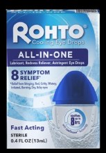 Rohto - Cooling Eye Drops - All In One - Ice Astringent/Lubricant/Redness Rohto - Cooling Eye Drops - All In One - Ice Astringent/Lubricant/Redness