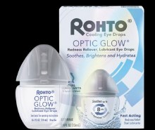 Rohto - Cooling Eye Drops - Optic Glow - Redness Reliever/Lubricant Rohto - Cooling Eye Drops - Optic Glow - Redness Reliever/Lubricant