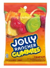 Jolly rancher gummies tropical peg bag