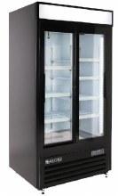 Refrigerator - Double Glass Door - w/wheels Refrigerator - Double Glass Door - w/wheels