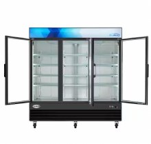 Refrigerator - Triple Glass Door - w/wheels Refrigerator - Triple Glass Door - w/wheels