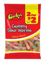 Gurley's Gummy Sour Worms Gurley's Gummy Sour Worms