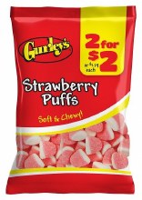 Gurley's Gummy Strawberry Puffs Gurley's Gummy Strawberry Puffs