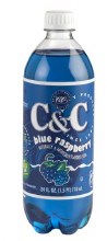 C&C Cola Blue Raspberry Bottle C&C Cola Blue Raspberry Bottle