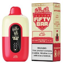 Fifty bar X Hidden Hills Disposables - Lava Blast Fifty bar X Hidden Hills Disposables - Lava Blast