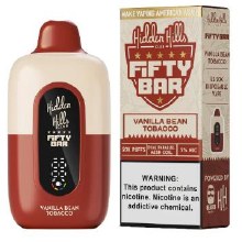 Fifty bar X Hidden Hills Disposables - Van Bean Tobacco Fifty bar X Hidden Hills Disposables - Van Bean Tobacco