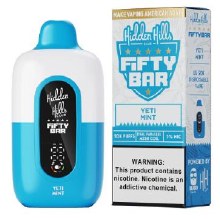 Fifty bar X Hidden Hills Disposables - Yeti Mint Fifty bar X Hidden Hills Disposables - Yeti Mint