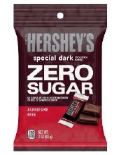Hersheys Special Dark Zero Sugar Chocolates Peg Bag